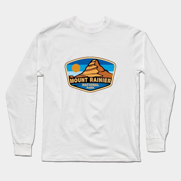 Mount Rainier National Park Washington Long Sleeve T-Shirt by DD2019